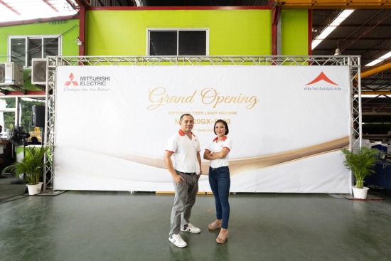 รับตัดเหล็กด้วยเครื่องตัดเลเซอร์ Fiber Laser GX-F1 2000 วัตต์ Mitsubishi รับตัดเหล็กด้วยเครื่องตัดเลเซอร์ Fiber Laser GX-F1 2000 วัตต์ Mitsubishi